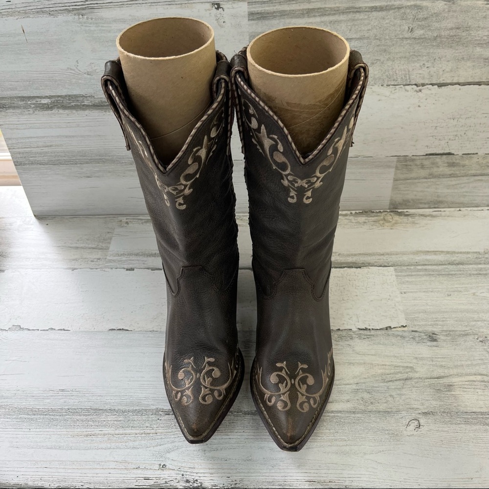 Durango Crush Women’s Western Boots Embroidered Detail Size 10